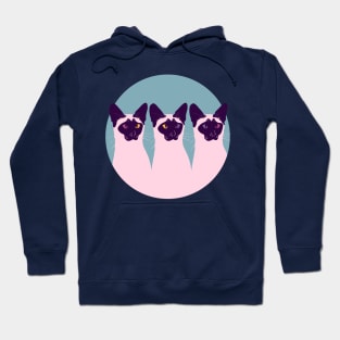 Array of Siamese Cats Hoodie